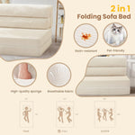 Sofá cama plegable, colchón cómodo y sofá de piso, Juikury.