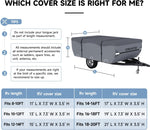 Funda plegable para caravana, impermeable, anti-UV, correas anti-viento.