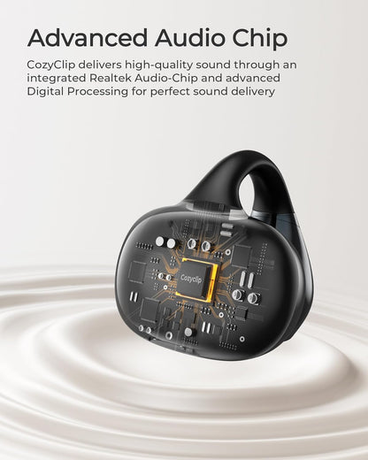 Audífonos abiertos Lytmi CozyClip con clip y Bluetooth 5.4.
