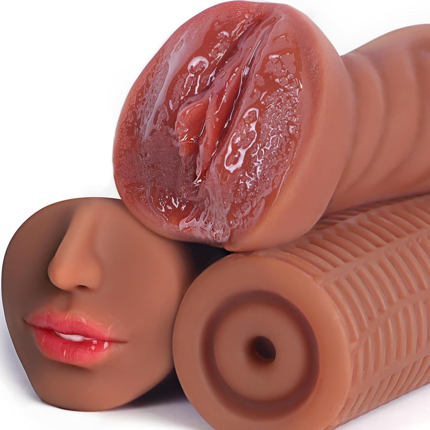 Juguete sexual masturbador masculino, 3pcs, tubos de bolsillo.