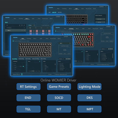 Womier SK75 TMR/HE Teclado Mecánico Gaming 75%