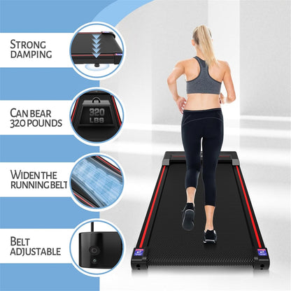 Cinta de correr, 2,5 HP, silenciosa y con control remoto.(USADA)