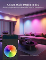 Luces LED Smart Empotrables Govee 6” WiFi Bluetooth Paq 6