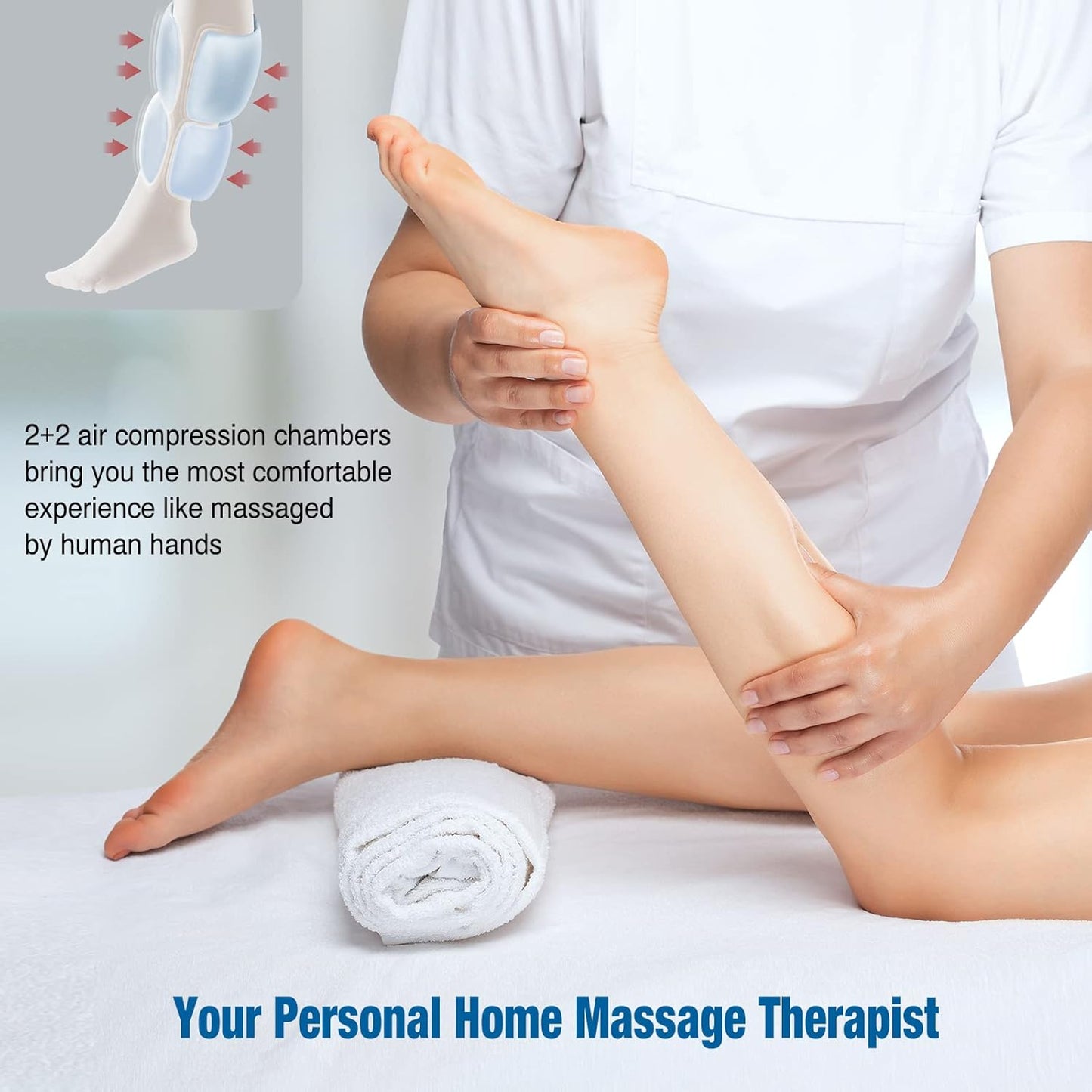 Masajeador de piernas para circulación con calor FIT KING FT-017A