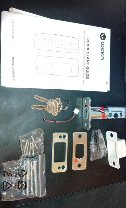 Cerradura Inteligente Lockin LKMSD551, Vena de la Palma, 2K-Huella