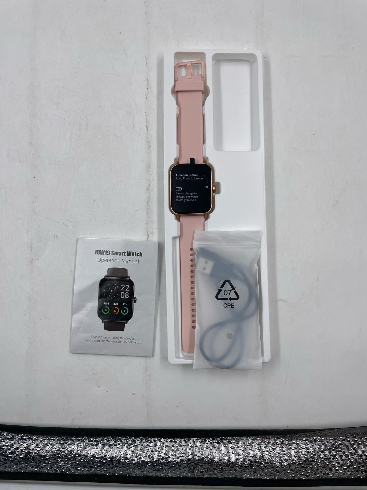 IDW19 Reloj inteligente Rosa.