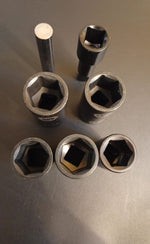 Kit de dados extractores para birlos de coche, 7 piezas.(USADO)