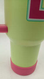 SANDJEST Vaso con monograma y asa, 40 onzas,