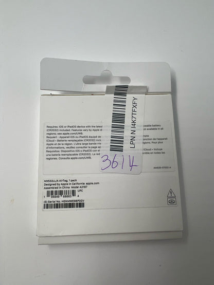 Apple AirTag Original resistente al agua/polvo IP67 (USADO)