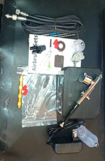 Kit de aerógrafo Gocheer, 40 PSI con compresor de aire, cepillo de limpieza