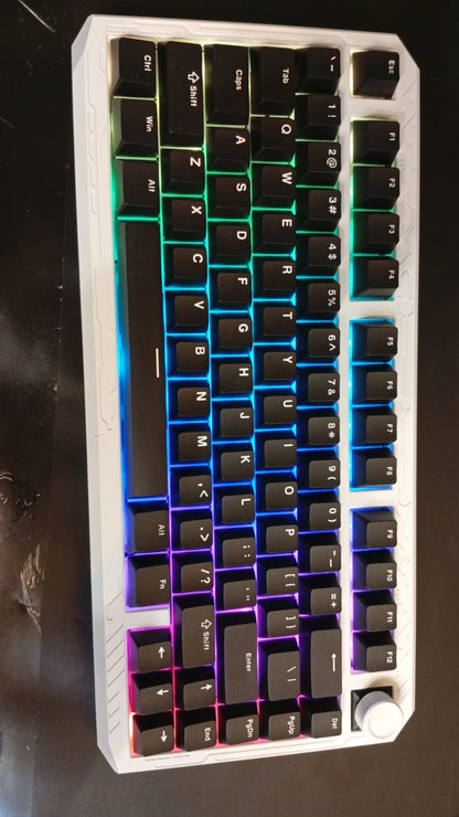 Teclado Mecánico Inalámbrico, Womier ERA75, con VIA/QMK (DETALLE)