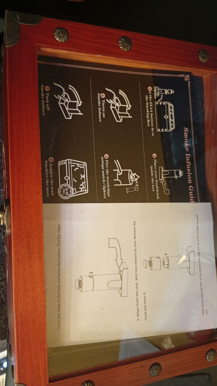 Kit para ahumar cocteles con antorcha, 6 tipos de chips.