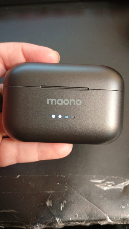 Micrófono Maono Wave T5, Inalámbrico para Tipo C iPhone Android (USADO)