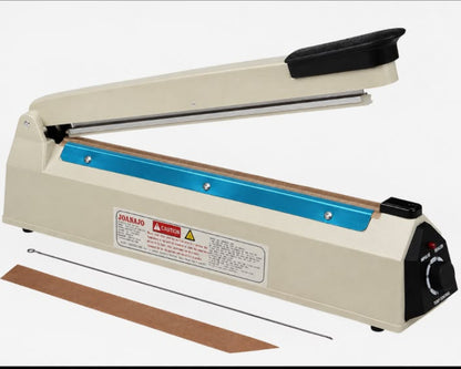 Sellador De Impulso Manual De 16 pulgadas JOANAJO De Calentamiento Ajustable