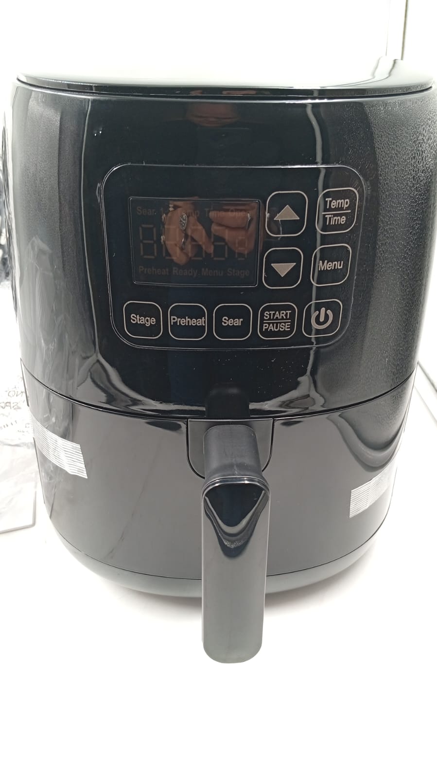 FREIDORA DE AIRE 2.6QT, CONTROL TACTIL, FUNCION PRECALENTADO.