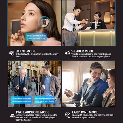Auriculares De Traducción 144 Idiomas En Tiempo Real