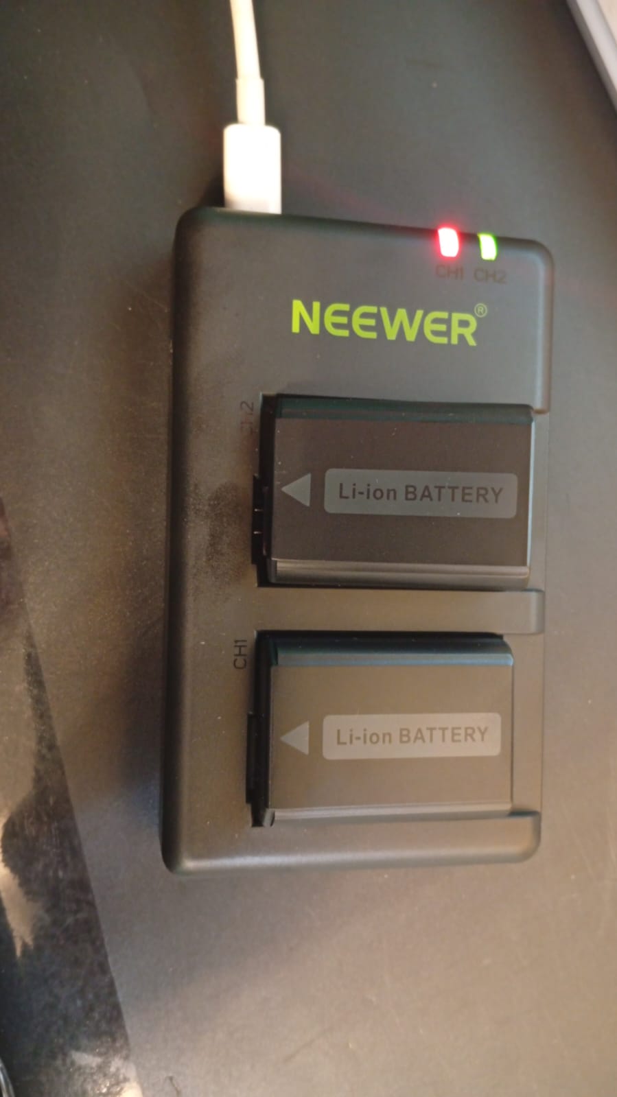 Neewer NP-FW50 Cargador de Batería para Sony A6000, A7.