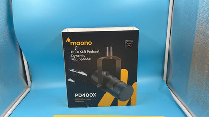 MAONO Micrófono dinámico PD400X
