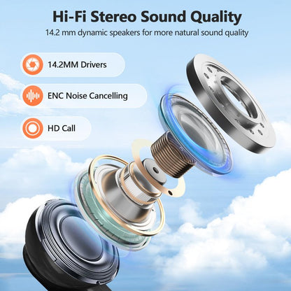 Auriculares True Wireless S40 Bluetooth 5.4 IPX7