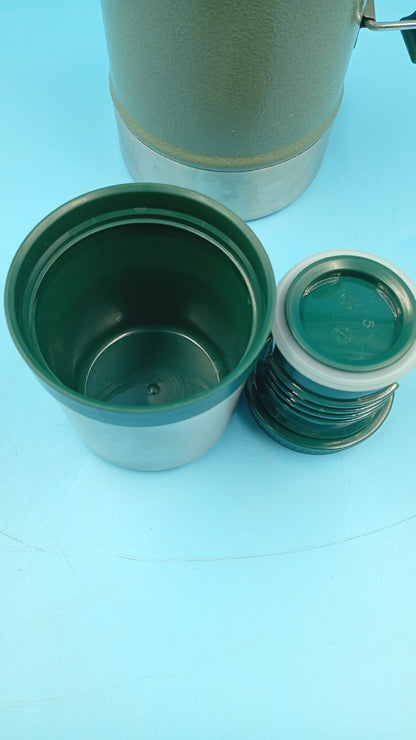 Thermo Stanley, clasico de 1.1 QT, tapa de taza, acero inoxidable (USADO)