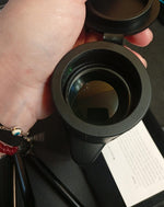 Telescopio monocular 12x50, con soporte para smartphone y trípode.