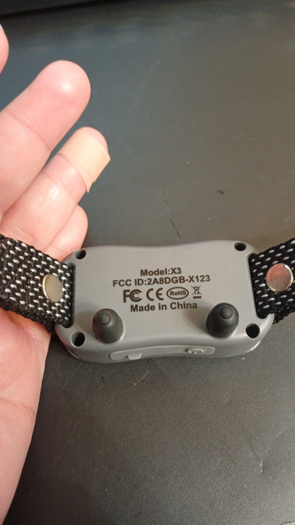 Collar entrenador de choque, HTCUTO, inalámbrico, control remoto.(USADO)