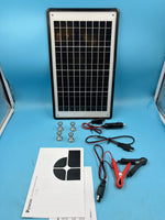Cargador y mantenedor de baterías solares Powoxi 12V y 10W