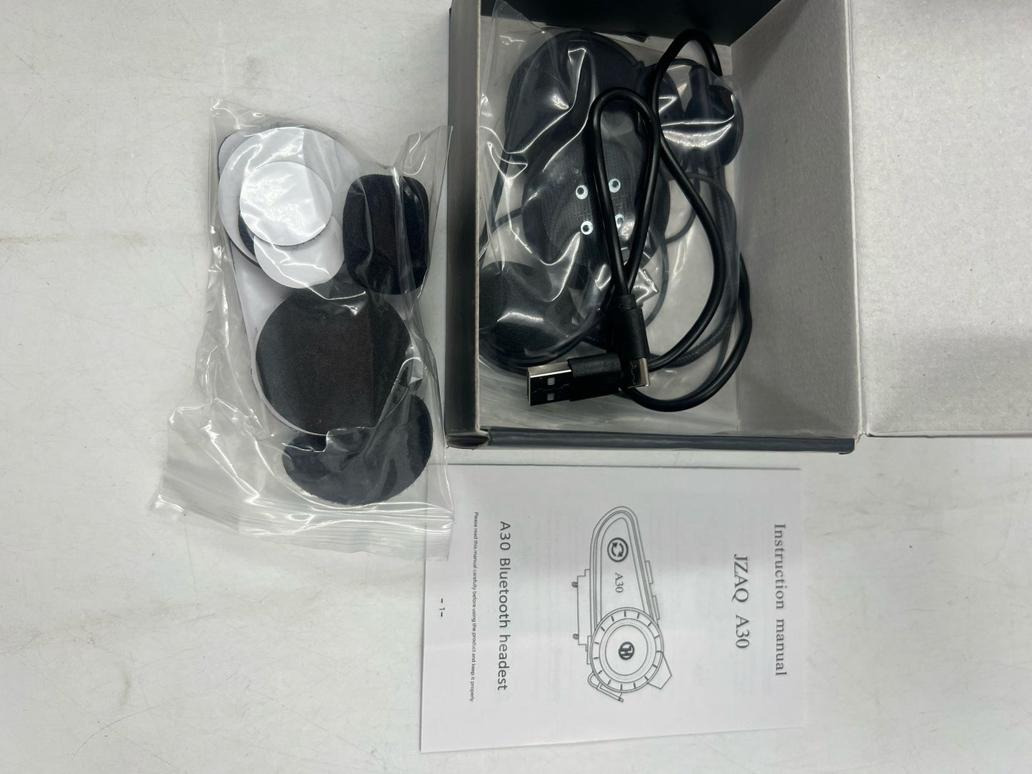 JZAQ - Altavoces para casco de motocicleta A30