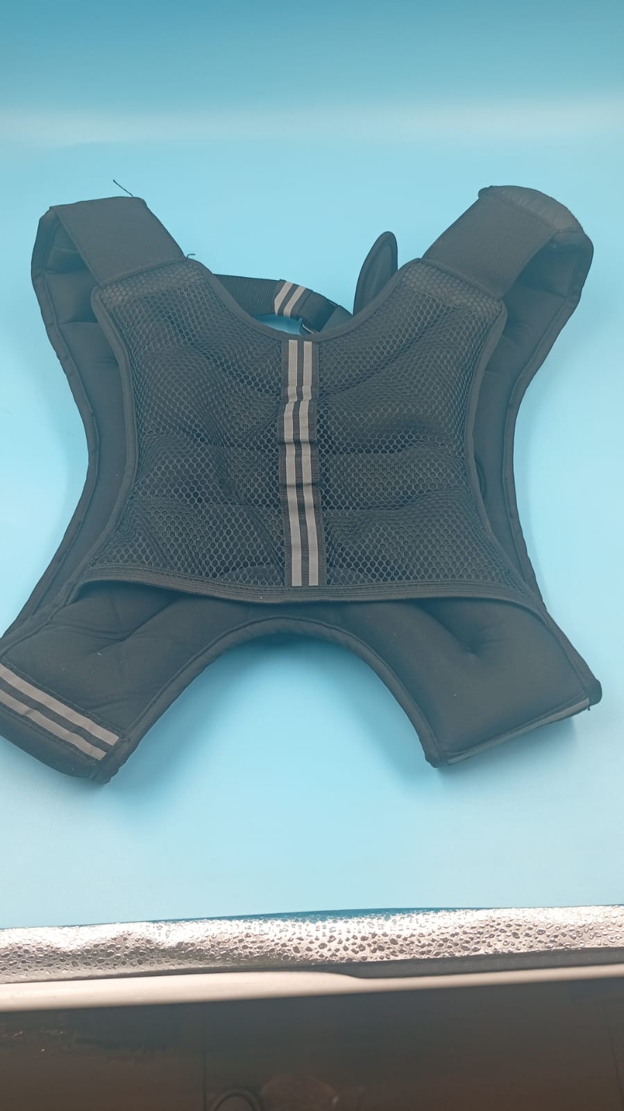 Chaleco con peso APEXUP, 6.9 KG, rayas reflectantes, (USADO).