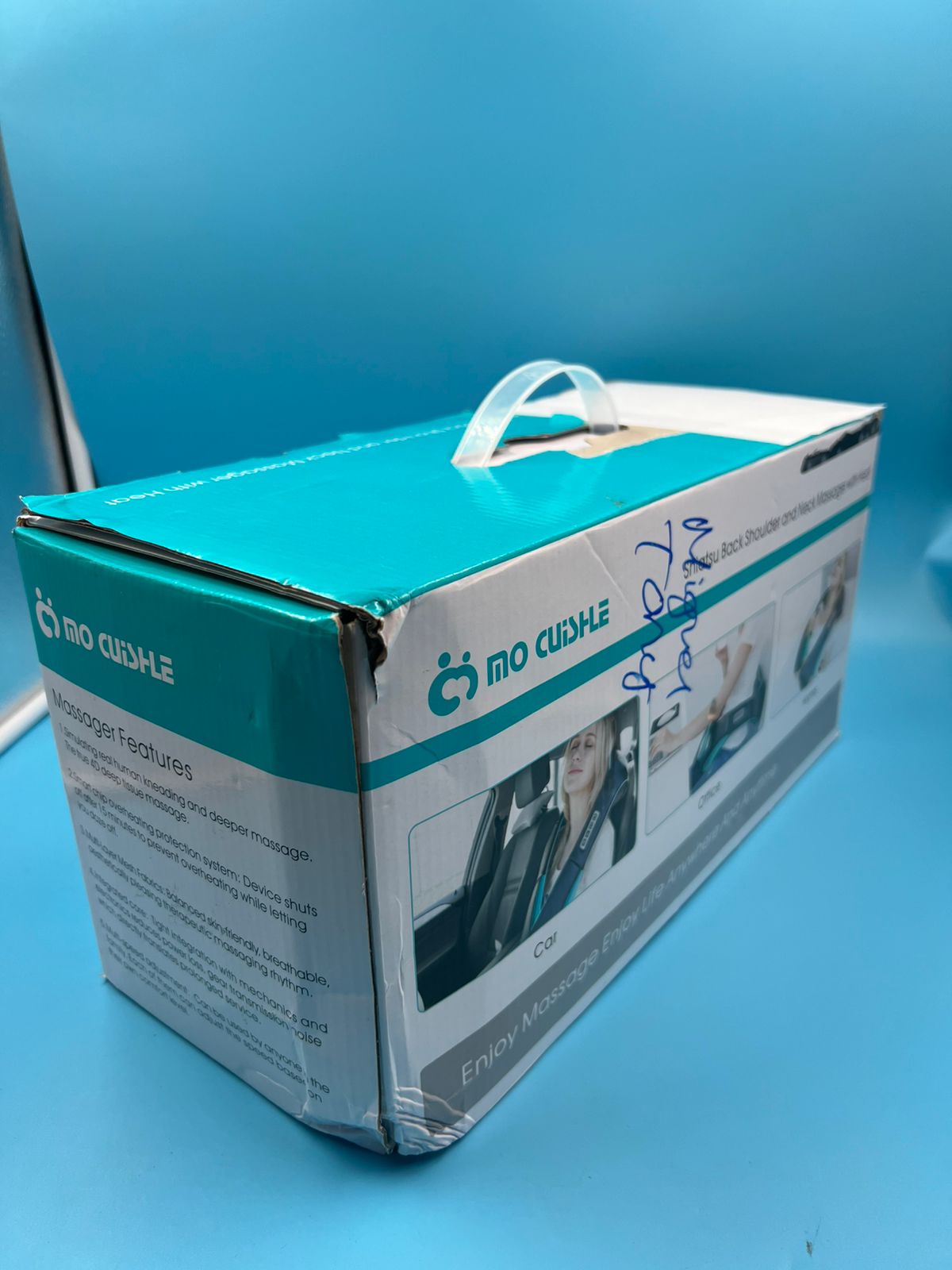 Mo Cuishle Shiatsu Masajeador de espalda y cuello con calor