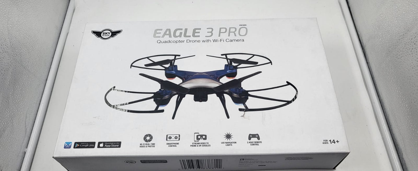 Sky Rider drw388b, Eagle 3 Pro Quadcopter Drone con cámara Wi-Fi.