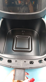 Freidora de Aire Bluebow 7.5QT, Pantalla Táctil 8 en 1, 1700W, Vent. Visible