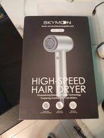 SKYMOON Secador de pelo iónico, secado rápido, ligero, alta velocidad.