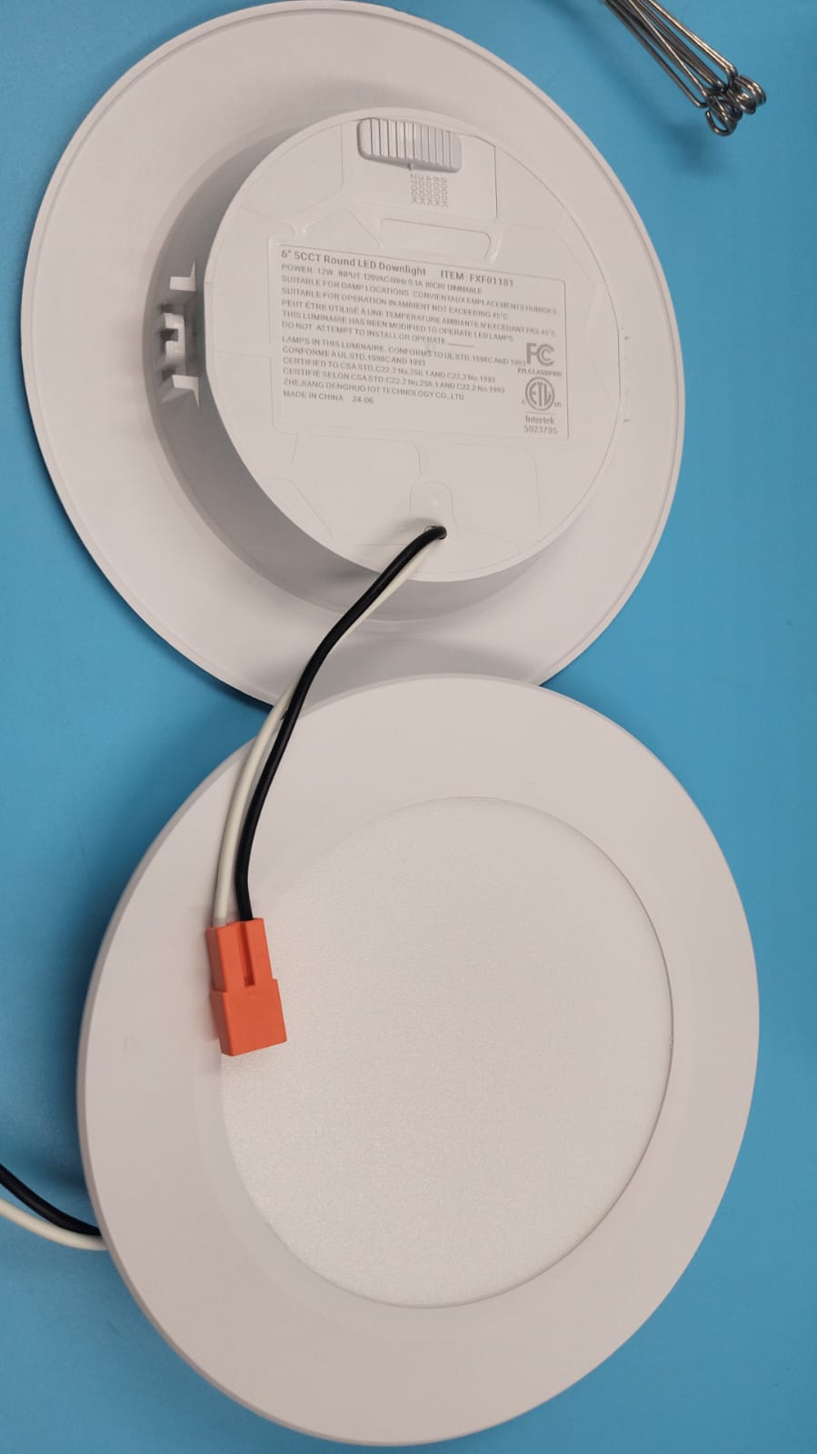 Luces Iluminación LED empotrada Amico de 5/6 pulgadas y 5 CCT 12 pack