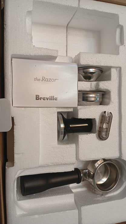 Máquina de café espresso Bambino Plus, Breville BS500, Stainless Steel