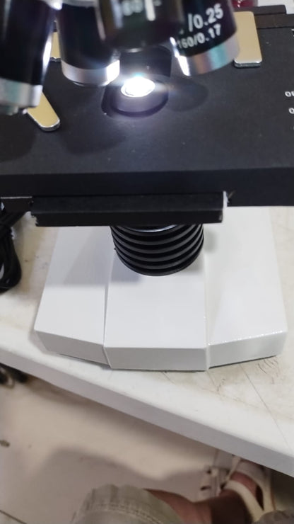 Microscopio 1000x 400x, Compuesto Binocular (TRI) para Adultos Profesional.