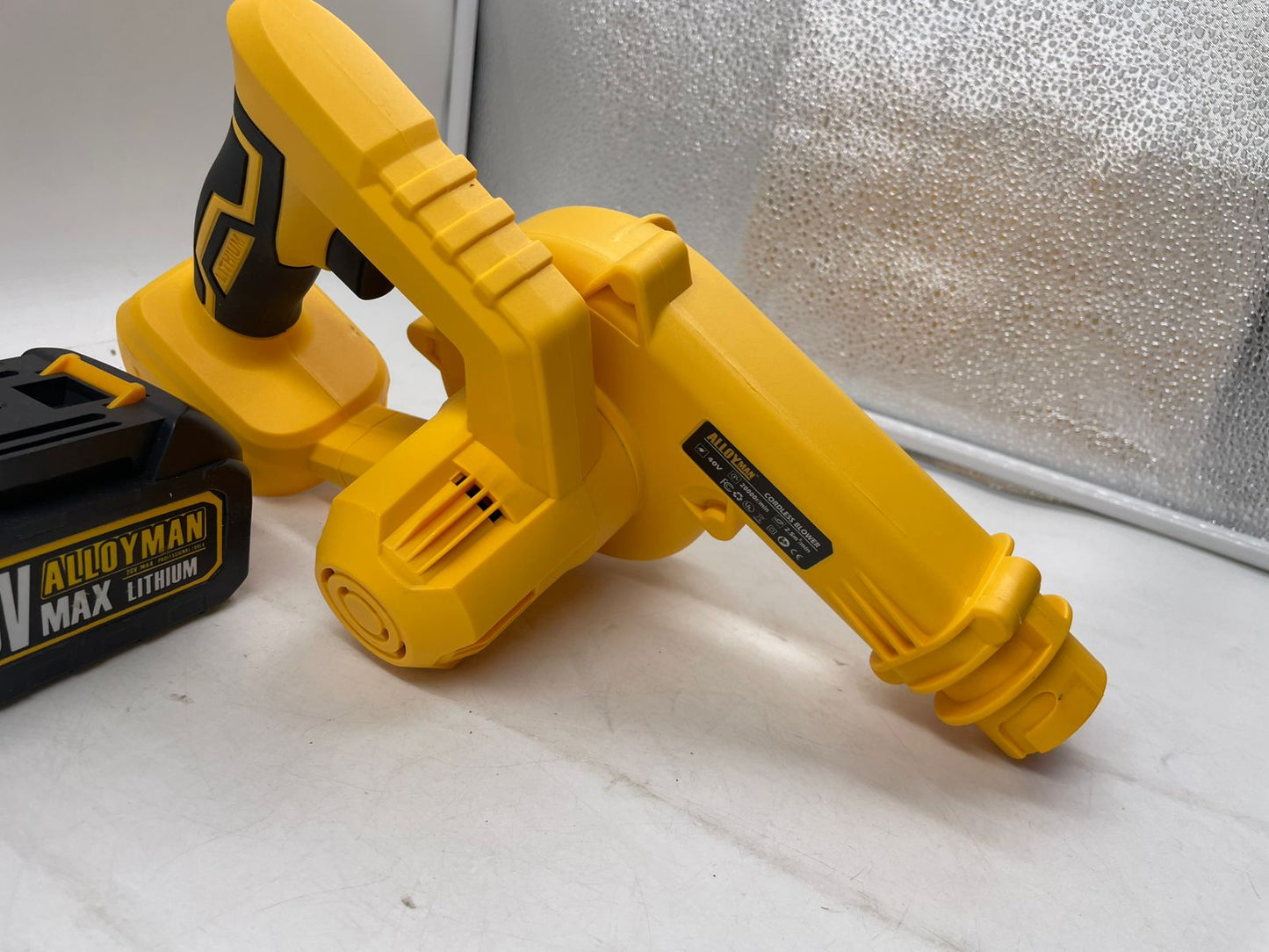 Alloyman Soplador de hojas inalámbrico para batería Dewalt.