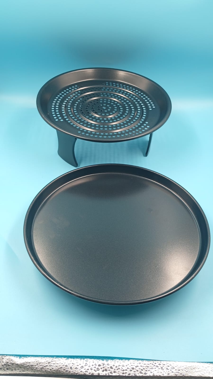 Microondas Galanz con freidora de aire, 0.9 pies, 900V, acero inox.