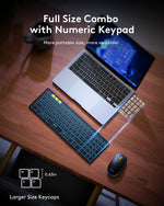Teclado plegable retroiluminado portatil con mouse