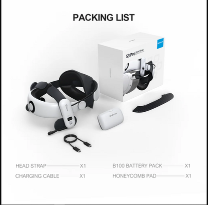 Correa BOBOVR S3 Pro, Super Strap, Para Quest 3 y 3S.