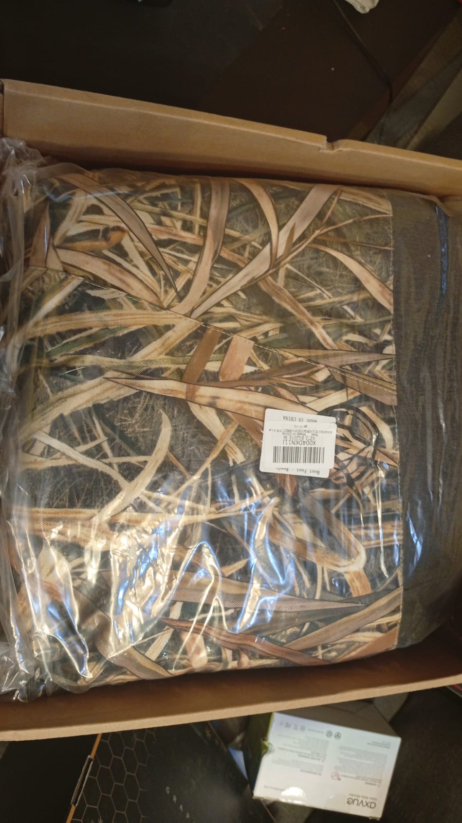 Vadeador transpirable, camuflaje hierba, para caza y pesca. XL