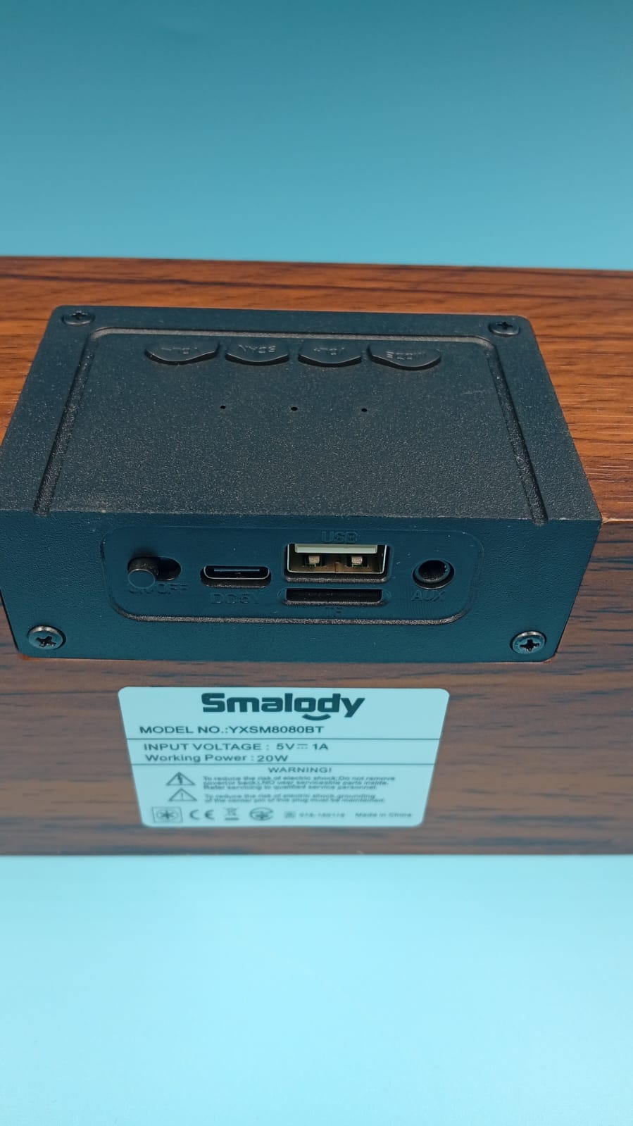 Barra de sonido inalámbrica Smalody, para escritorio, Bluetooth 5.0.