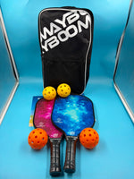 Set Pickleball Mayboom 2 Palas 4 Pelotas y Bolsa