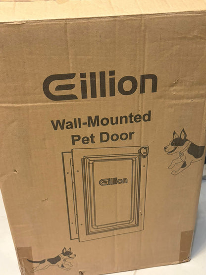 Eillion Puerta Para Mascotas Grande L Con Marco De Aluminio