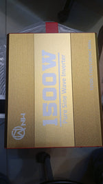 Inversor de corriente, Sinusoidal Pura 1500W, 12v A 120v, 60Hz.