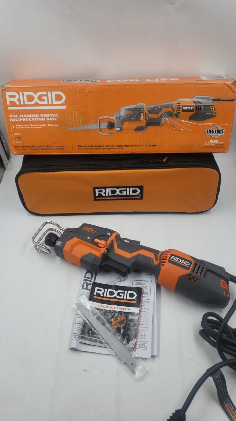 Ridgid Kit De Sierra Alternante Compacta Pro De 6 Amperios