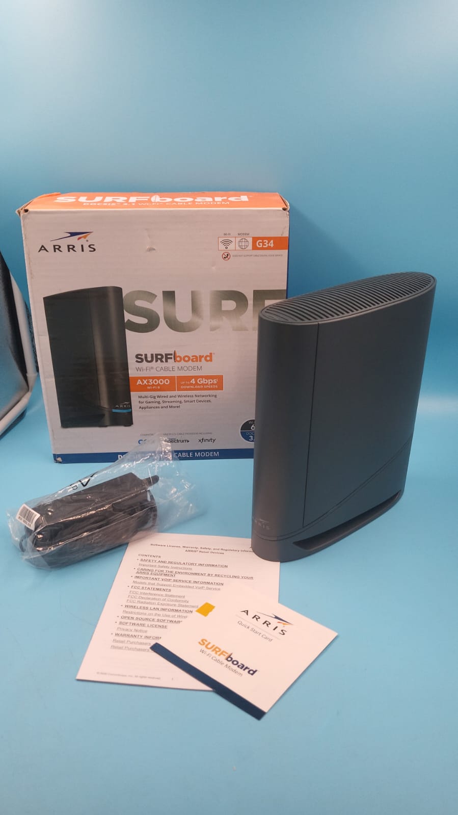 ARRIS G34 Combo de enrutador de Cable para módem
