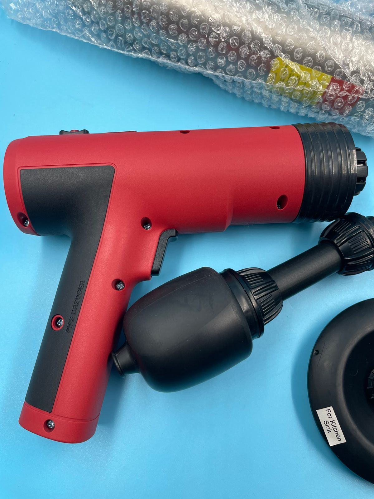 POPULO Émbolo eléctrico para inodoro Swift de alta presión.