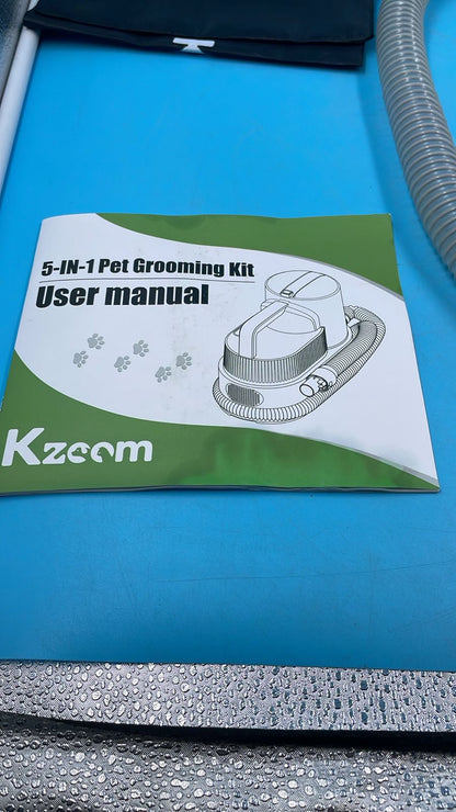 Kzoom Aspiradora  Kit de Aseo para Mascotas.(DETALLE)