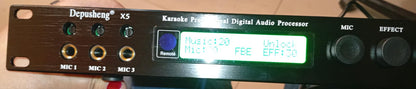 Procesador de audio digital profesional, Depusheng X5, Karaoke Mix.